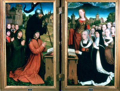 Trittico della famiglia Moreel, 1484 da Hans Memling