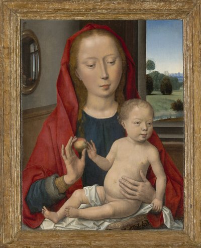 Vergine e Bambino, 1485-90 da Hans Memling