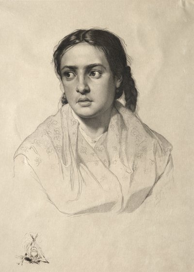 Testa di una ragazza da Hans Meyer
