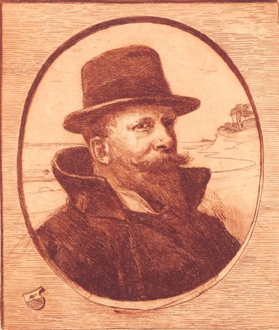 Autoritratto da Hans Nikolaj Hansen
