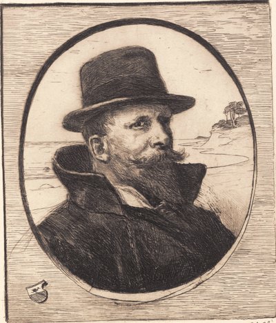 Autoritratto da Hans Nikolaj Hansen
