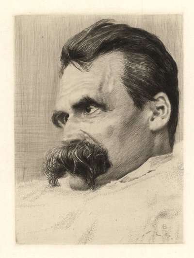 Ritratto di Friederich Nietzsche da Hans Olde