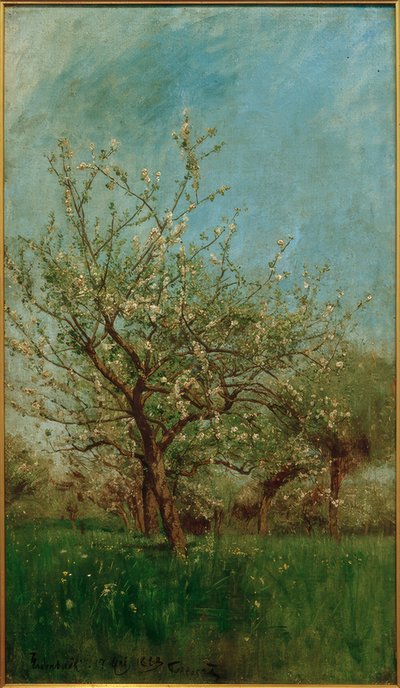 Alberi in fiore a Uerdenbach da Hans Peter Feddersen der Jüngere
