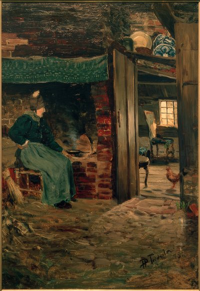 La vecchia Söska al focolare, Klockries da Hans Peter Feddersen der Jüngere