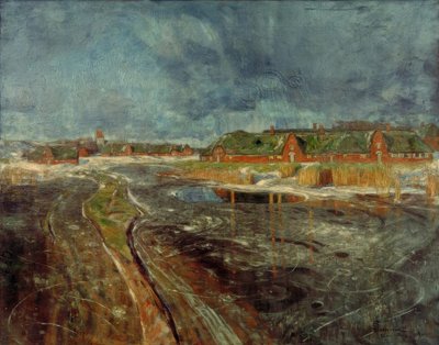 Inverno in Frisia settentrionale da Hans Peter Feddersen der Jüngere