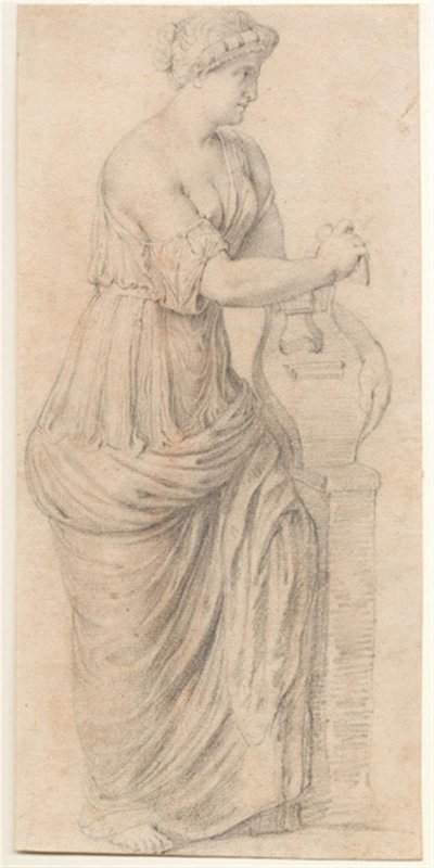 Donna che suona una lira da Hans Rottenhammer