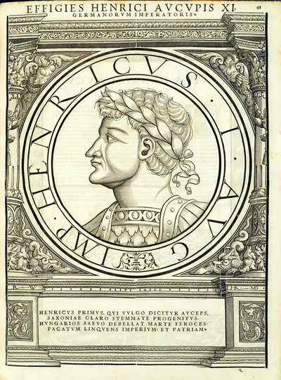 Henricus I Auceps, illustrazione da 
