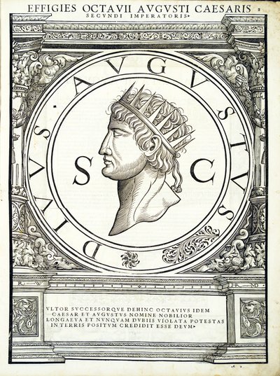 Ottaviano Cesare, illustrazione da 