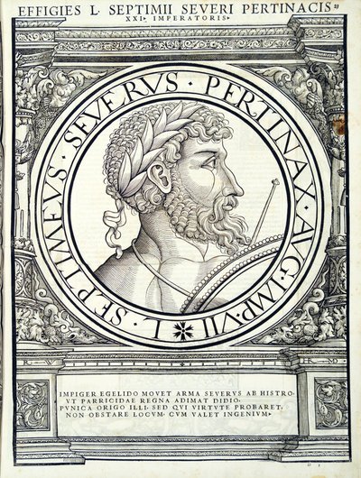 Settimio Severo, illustrazione da 