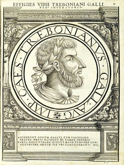 Treboniano Gallo, illustrazione da 