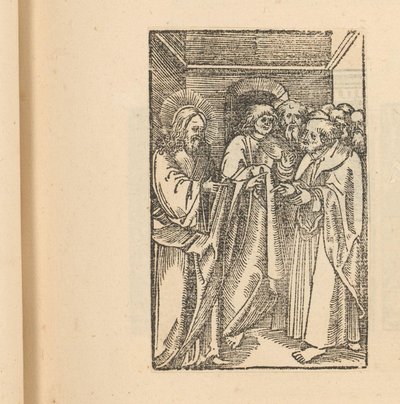 Cristo con un gruppo di uomini da Hans Schäufelein (possibly)