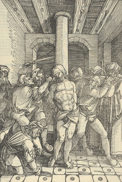 Cristo flagellato, da Speculum passionis domini nostri Ihesu Christi da Hans Schäufelein the Elder