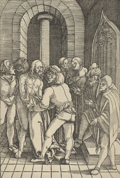 Cristo spogliato, da Speculum passionis domini nostri Ihesu Christi da Hans Schäufelein the Elder
