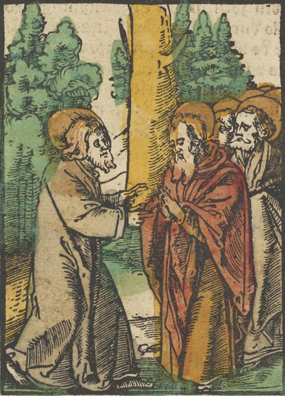 Cristo insegna ai discepoli, da Das Plenarium da Hans Schäufelein the Elder