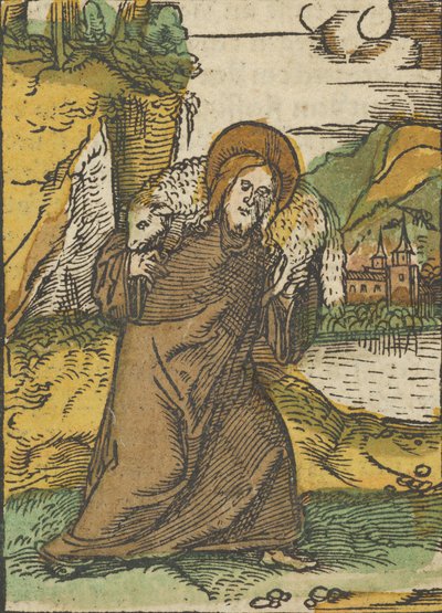 Cristo come Buon Pastore, da Das Plenarium da Hans Schäufelein the Elder