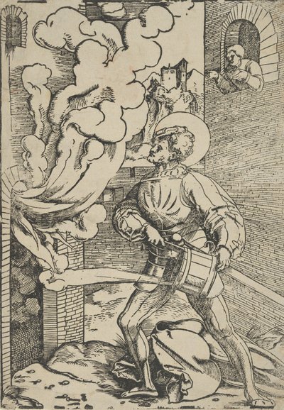 San Floriano (ristampa) da Hans Schäufelein the Elder