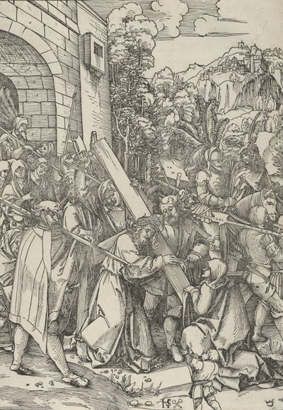 La Crocifissione da Hans Schäufelein the Elder