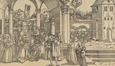 La storia di Ester da Hans Schäufelein the Elder