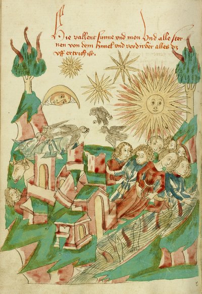 La fine del mondo Ms Ludwig XV 9 fol. 95v da Hans Schilling