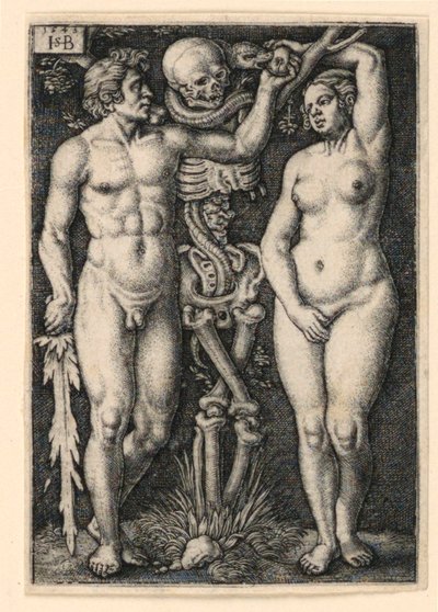 Adamo ed Eva da Hans Sebald Beham