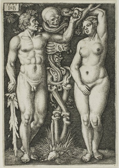 Adamo ed Eva da Hans Sebald Beham