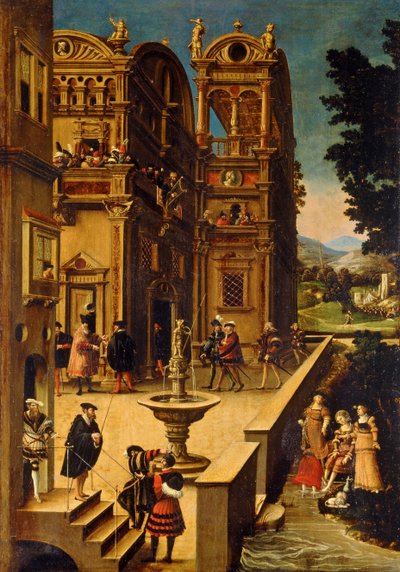 Betsabea al bagno, dopo il 1537 da Hans Sebald Beham