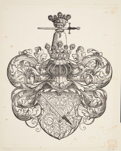 Stemma della famiglia Kress von Kressenstein da Hans Sebald Beham