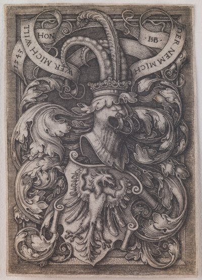Stemma con aquila da Hans Sebald Beham