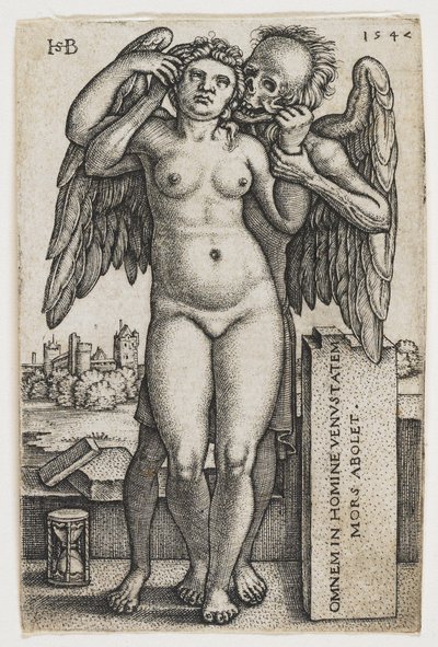La morte che afferra una donna, 1547 da Hans Sebald Beham