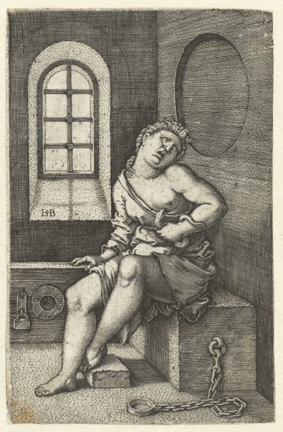 Morte di Cleopatra da Hans Sebald Beham