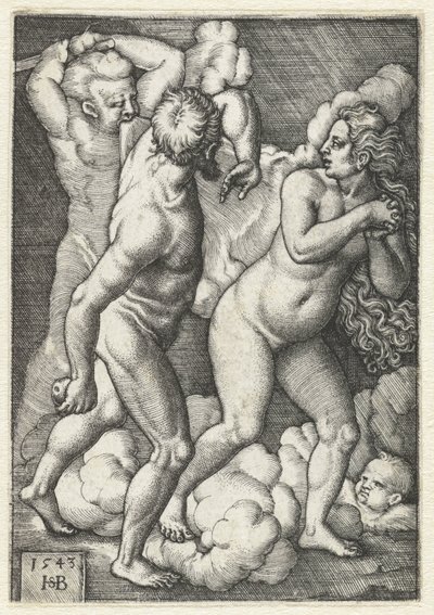 Cacciata dal Paradiso da Hans Sebald Beham