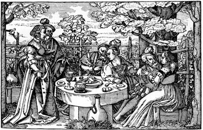 Giardino in Germania da Hans Sebald Beham