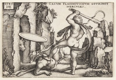 Ercole e Caco da Hans Sebald Beham