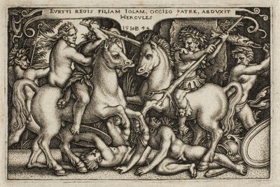 Ercole e Iole, dalle Fatiche di Ercole da Hans Sebald Beham