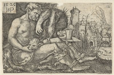 Pastore e una pecora da Hans Sebald Beham