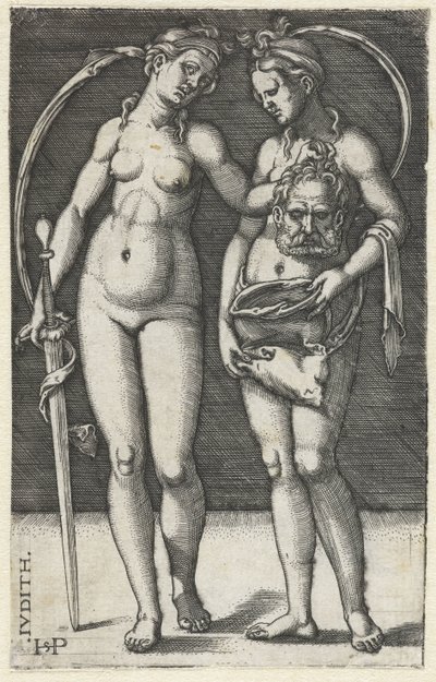 Giuditta con la testa di Oloferne e ancella da Hans Sebald Beham