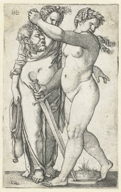 Giuditta con la testa di Oloferne e ancella da Hans Sebald Beham