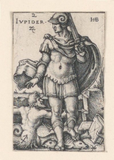 Giove, da I Sette Pianeti da Hans Sebald Beham