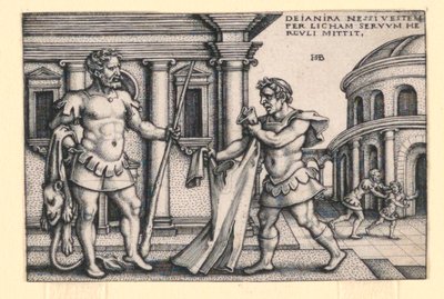 Lichas Porta la Tunica di Nesso a Ercole da Hans Sebald Beham