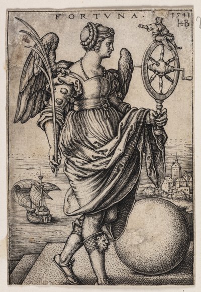 Lykke (Fortuna) da Hans Sebald Beham