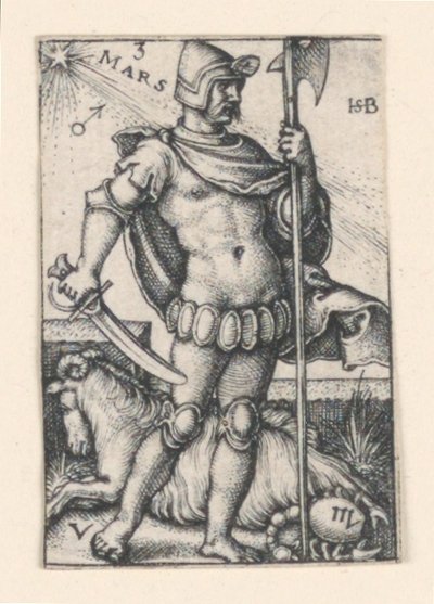 Marte, da I Sette Pianeti da Hans Sebald Beham