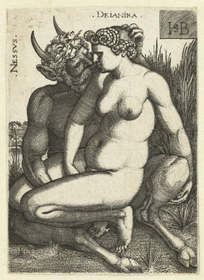 Nesso e Deianira da Hans Sebald Beham