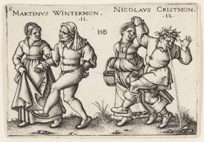 Novembre e dicembre da Hans Sebald Beham