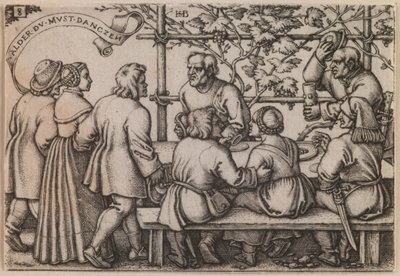 "Festa dei contadini" dalla serie "La festa dei contadini o i dodici mesi". da Hans Sebald Beham