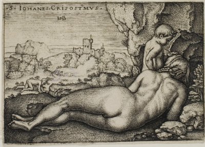 Penitenza di San Giovanni Crisostomo da Hans Sebald Beham