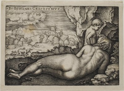 Penitenza di San Giovanni Crisostomo da Hans Sebald Beham