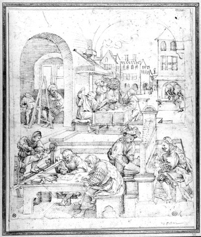 Scienza, Arte e Commercio da Hans Sebald Beham