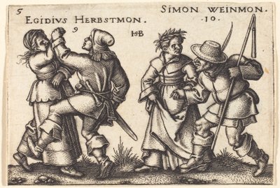 Settembre e Ottobre da Hans Sebald Beham