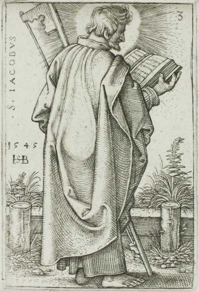 San Giacomo Minore, tavola 3 da I Dodici Apostoli da Hans Sebald Beham