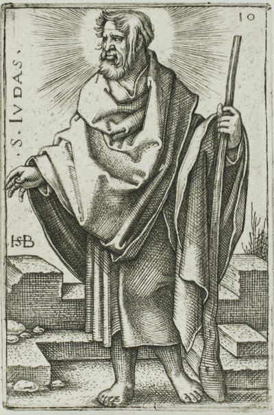 San Giuda, tavola 10 da I dodici apostoli da Hans Sebald Beham